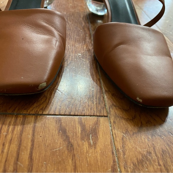 Neous Leather Sandals with “Glass” Globe Heels - Picture 7 of 11